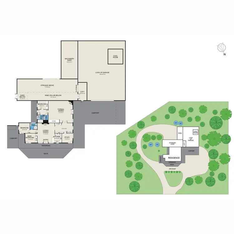 Floorplan of Homely rural property listing, 1744 Broke Road, Pokolbin NSW 2320