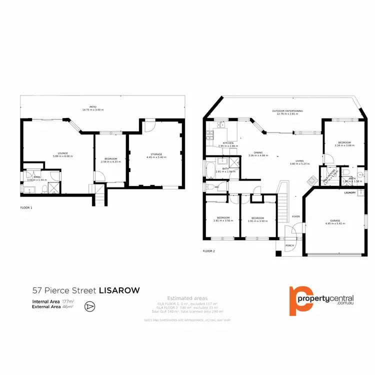 Floorplan of Homely house listing, 57 Pierce Street, Lisarow NSW 2250