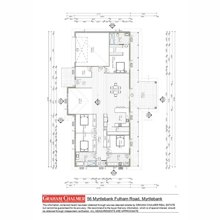 Floorplan of Homely house listing, 56 Myrtlebank-Fulham Road, Myrtlebank VIC 3851