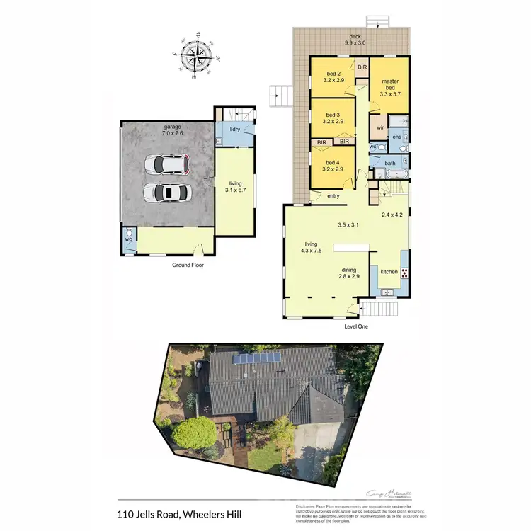 Floorplan of Homely house listing, 110 Jells Road, Wheelers Hill VIC 3150