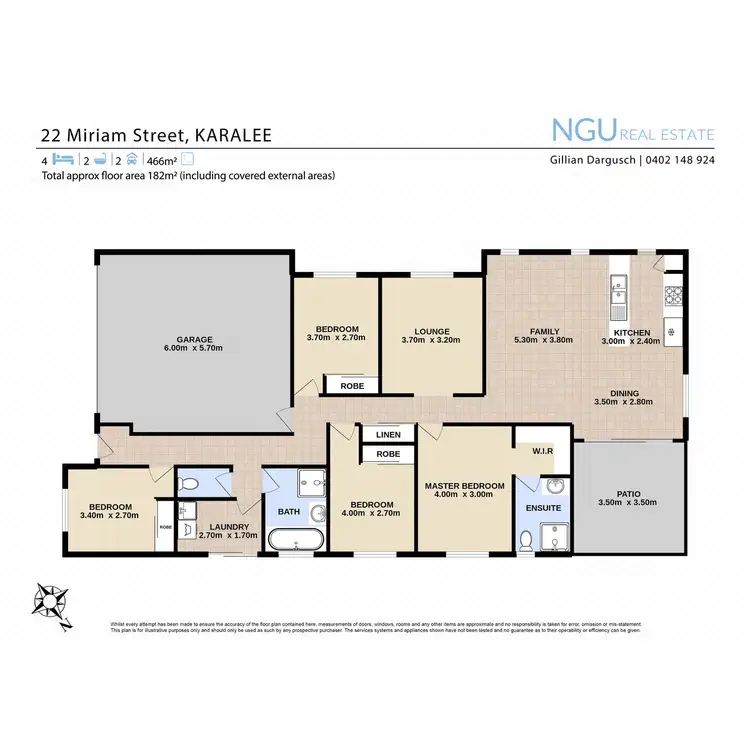Floorplan of Homely house listing, 22 Miriam Street, Karalee QLD 4306