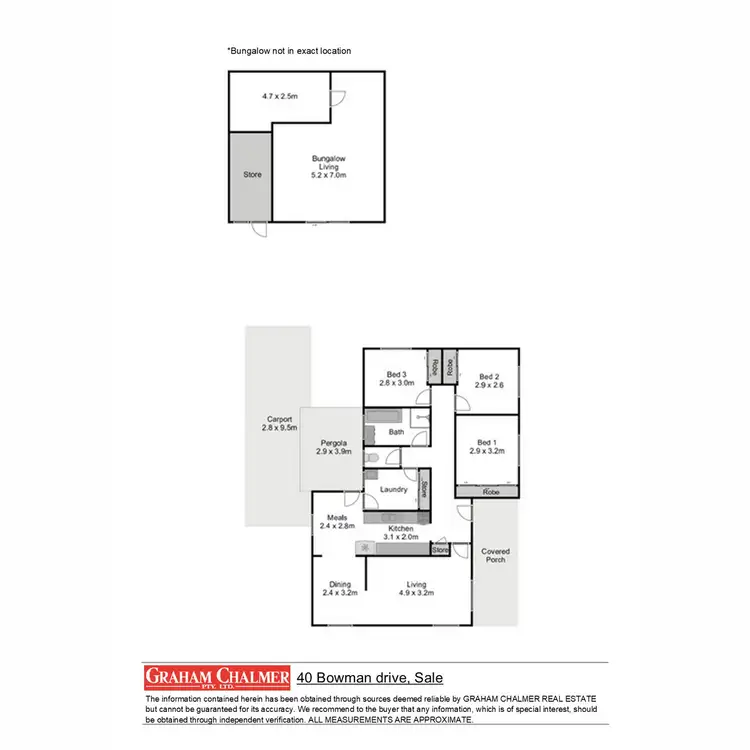 Floorplan of Homely house listing, 40 Bowman Drive, Sale VIC 3850