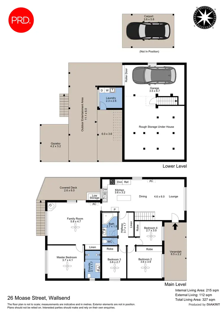 Floorplan of Homely house listing, 26 Moase Street, Wallsend NSW 2287
