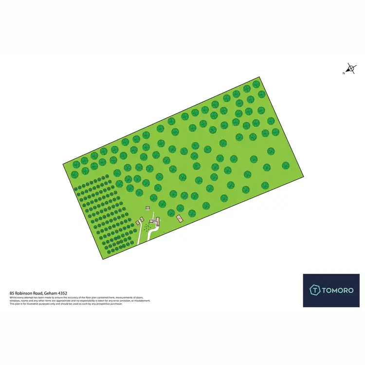 Floorplan of Homely house listing, 85 Robinson Road, Geham QLD 4352