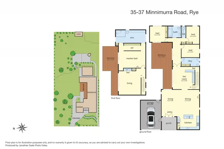 Floorplan of Homely house listing, 35-37 Minnimurra Road, Rye VIC 3941