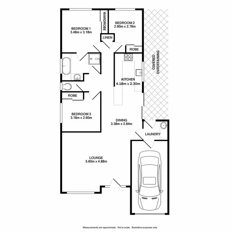 Floorplan of Homely house listing, 10 Ferntree Close, Glenmore Park NSW 2745