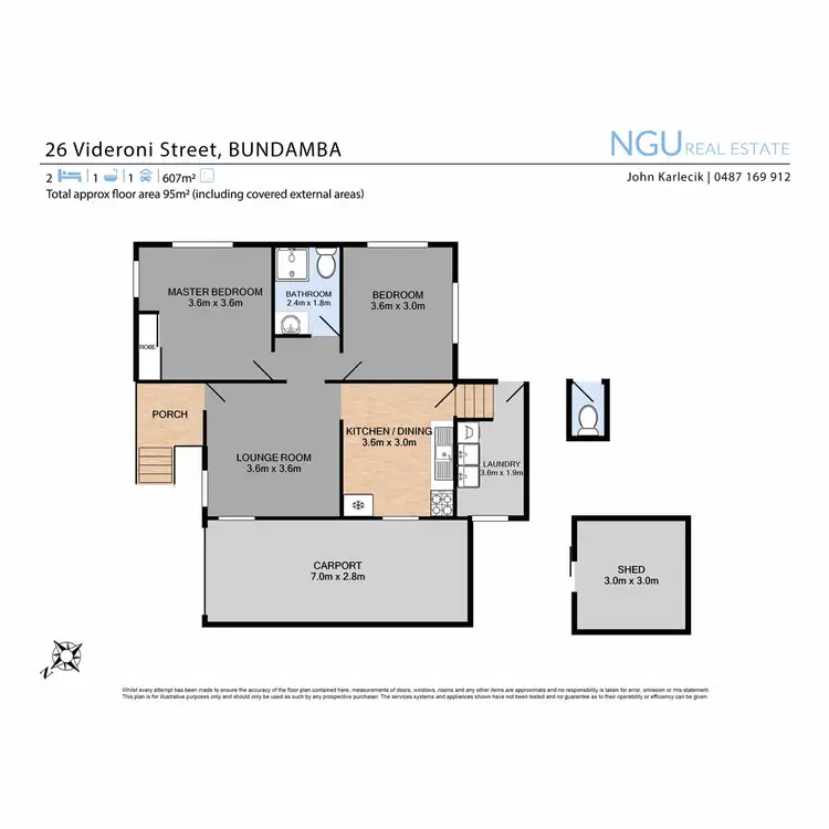 Floorplan of Homely house listing, 26 Videroni Street, Bundamba QLD 4304