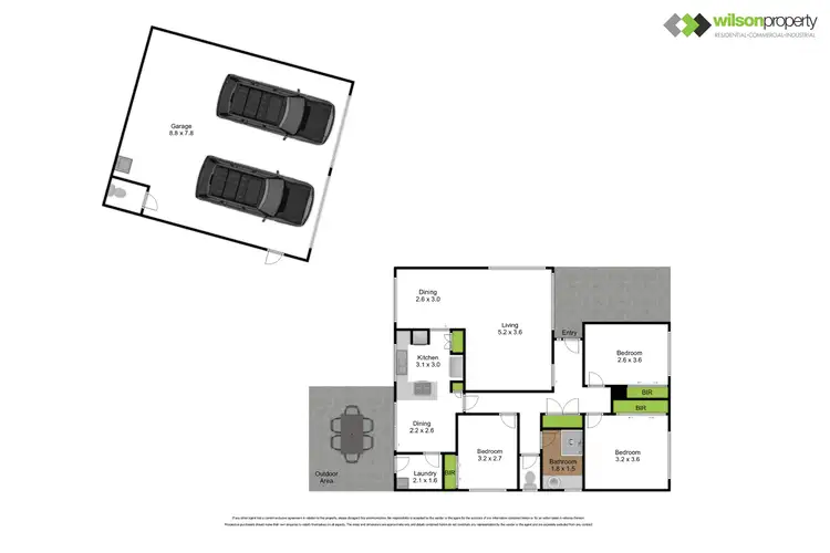 Floorplan of Homely house listing, 6 Kevin Court, Traralgon VIC 3844