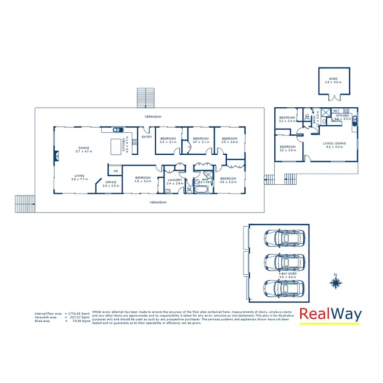 Floorplan of Homely house listing, 12 Stewart Street, Withcott QLD 4352