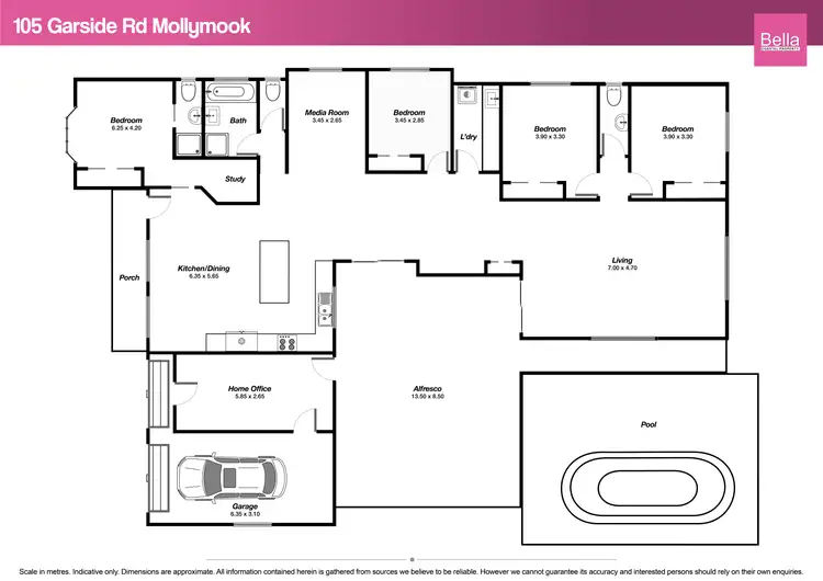 Floorplan of Homely house listing, 105 Garside Road, Mollymook Beach NSW 2539