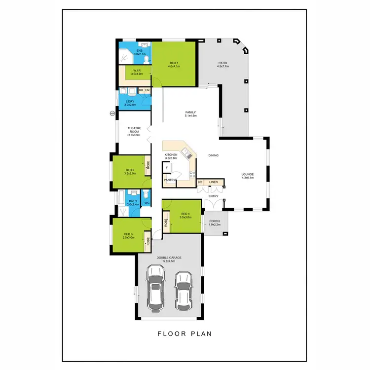 Floorplan of Homely house listing, 13 Norgay Court, Warner QLD 4500