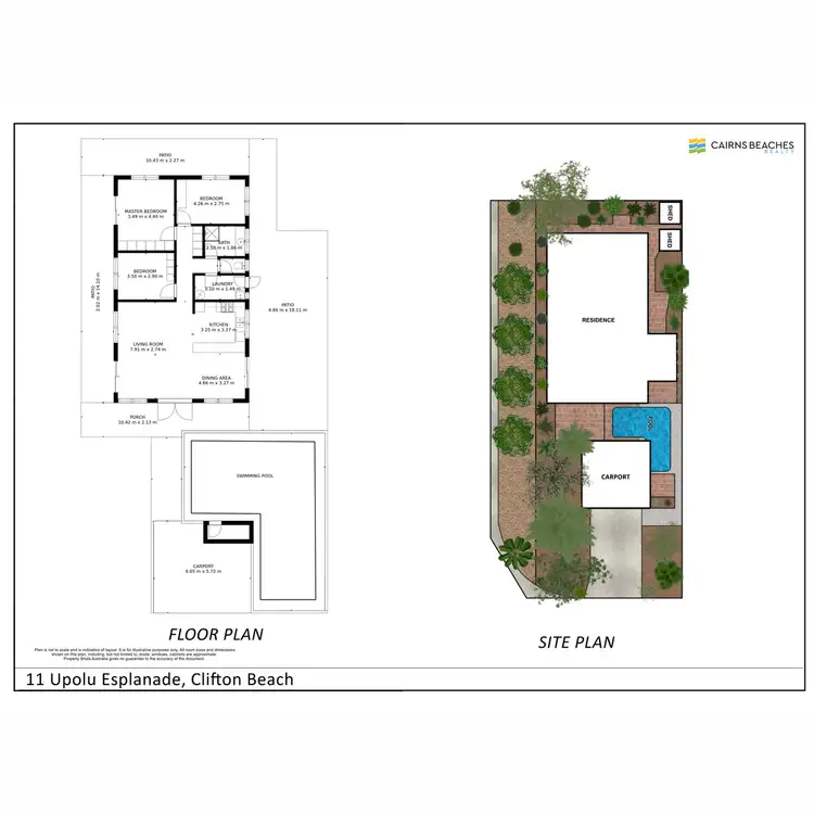Floorplan of Homely house listing, 11 Upolu Esplanade, Clifton Beach QLD 4879