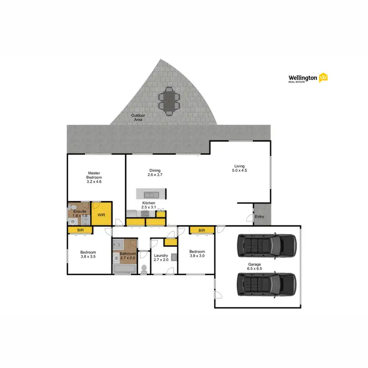 Floorplan of Homely house listing, 22 Marilyn Way, Sale VIC 3850