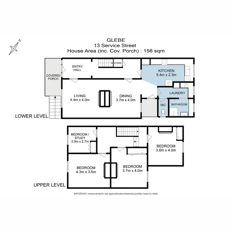 Floorplan of Homely house listing, 13 Service Street, Glebe TAS 7000