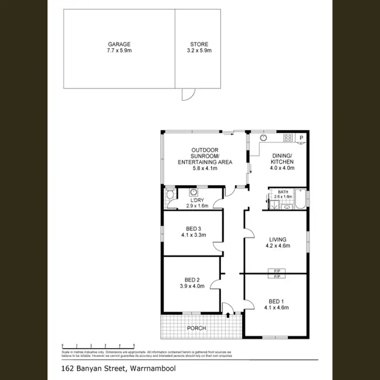 Floorplan of Homely house listing, 162 Banyan Street, Warrnambool VIC 3280