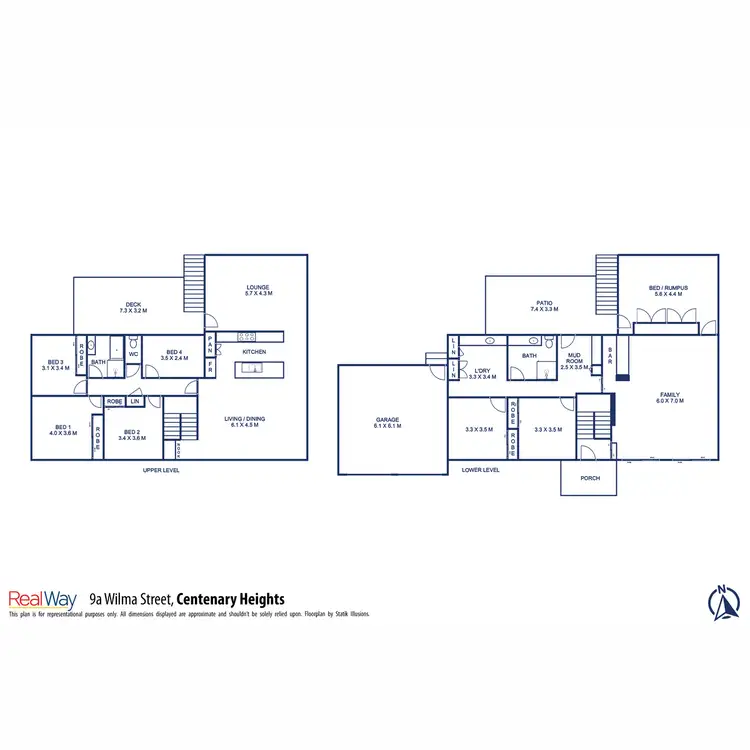Floorplan of Homely house listing, 9A Wilma Street, Centenary Heights QLD 4350
