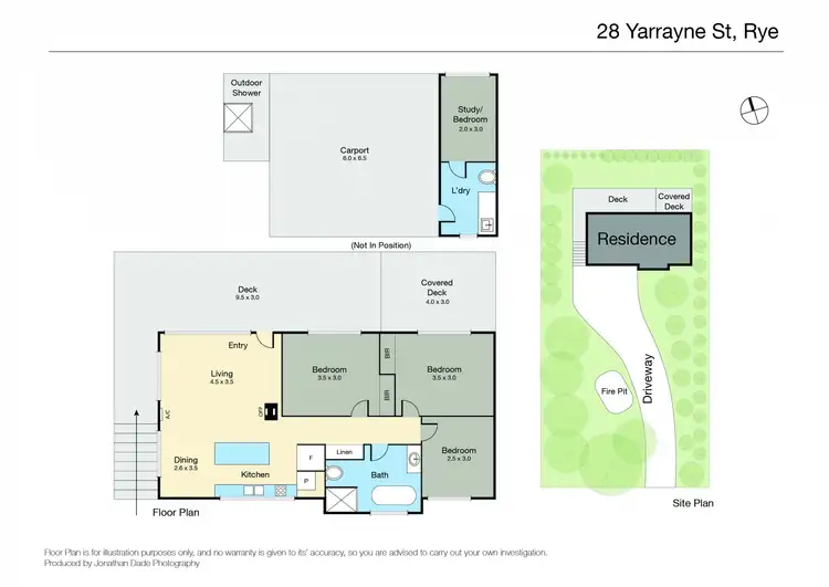 Floorplan of Homely house listing, 28 Yarrayne Street, Rye VIC 3941