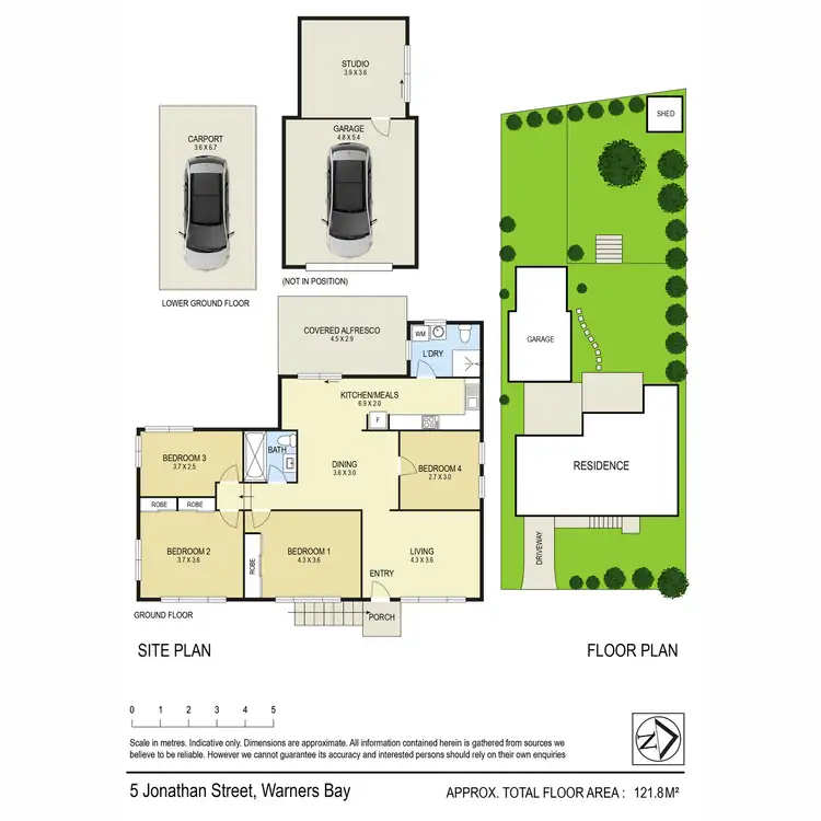 Floorplan of Homely house listing, 5 Jonathan Street, Warners Bay NSW 2282