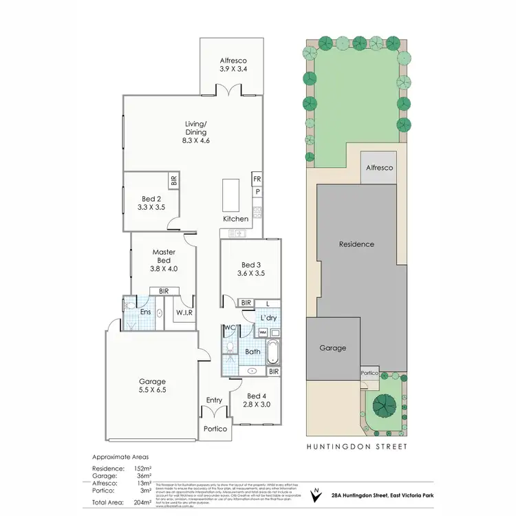 Floorplan of Homely house listing, 28A Huntingdon Street, East Victoria Park WA 6101