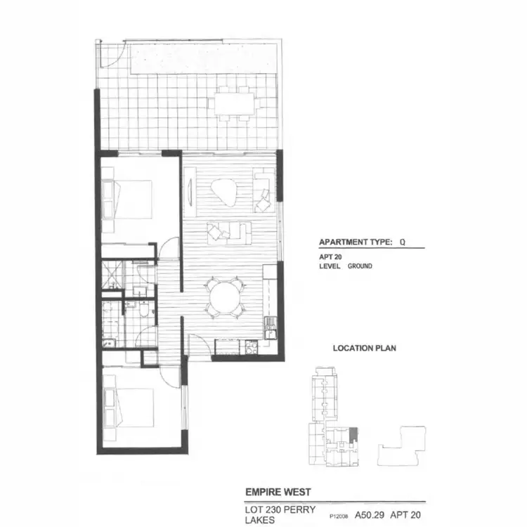 Floorplan of Homely apartment listing, 9/2 Burvill Drive, Floreat WA 6014