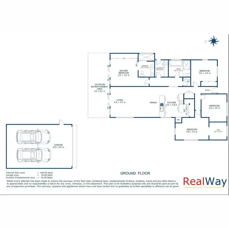 Floorplan of Homely house listing, 13 Mallon Street, Rangeville QLD 4350
