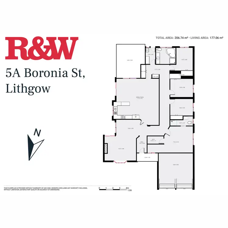 Floorplan of Homely house listing, 5A Boronia Street, Lithgow NSW 2790