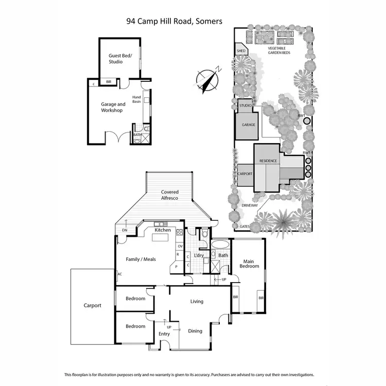 Floorplan of Homely house listing, 94 Camp Hill Road, Somers VIC 3927
