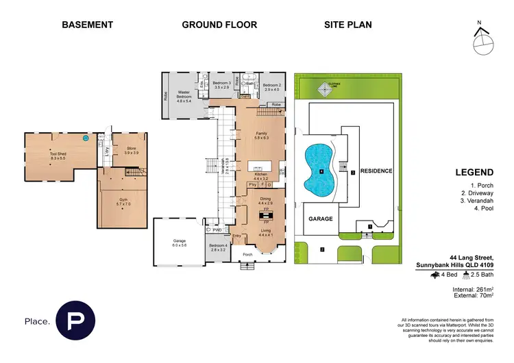 Floorplan of Homely house listing, 44 Lang Street, Sunnybank Hills QLD 4109