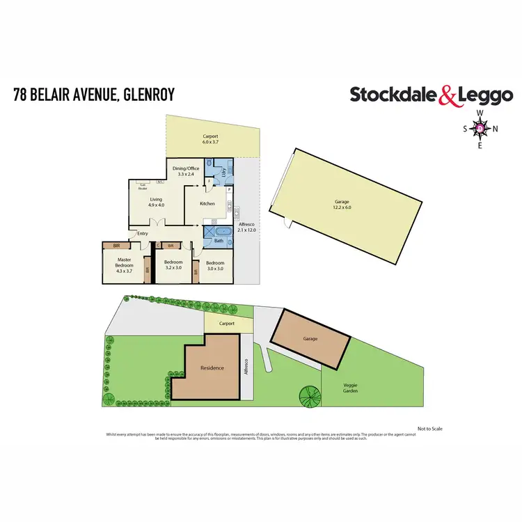 Floorplan of Homely house listing, 78 Belair Avenue, Glenroy VIC 3046