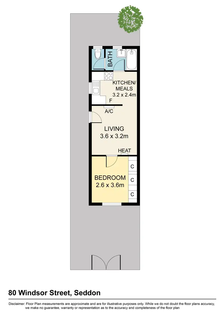 Floorplan of Homely house listing, 80 Windsor Street, Seddon VIC 3011