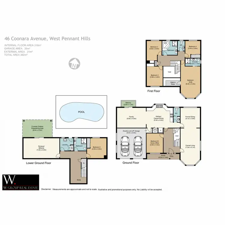 Floorplan of Homely house listing, 46 Coonara Avenue, West Pennant Hills NSW 2125