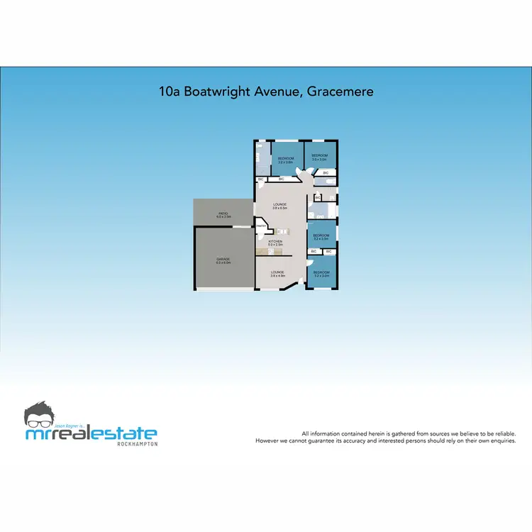 Floorplan of Homely house listing, 10A Boatwright Avenue, Gracemere QLD 4702