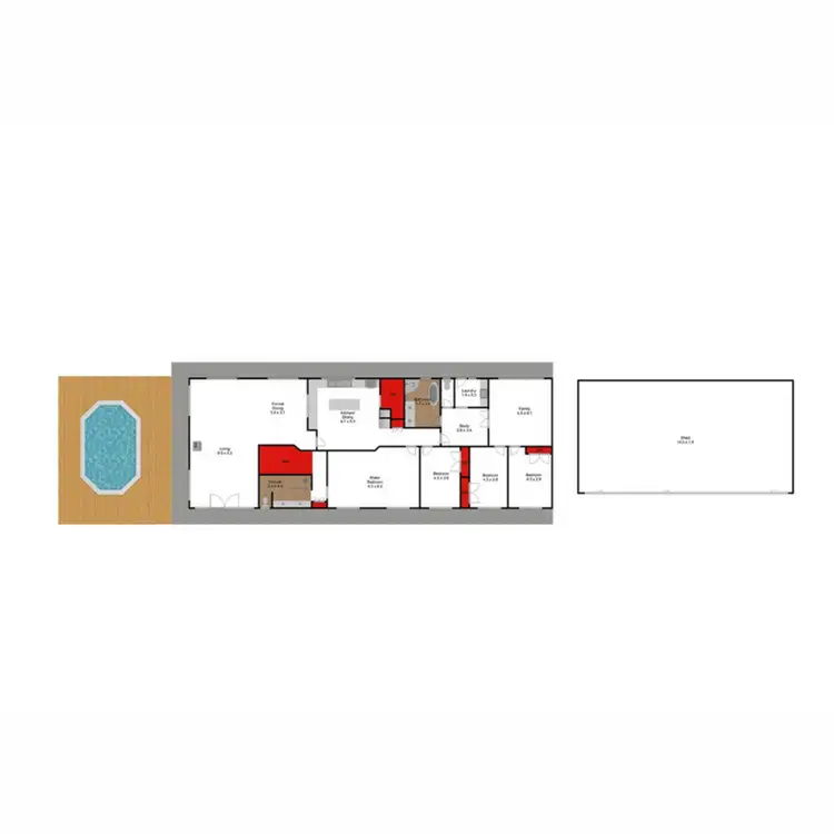 Floorplan of Homely rural property listing, 89 Nambrok Road, Nambrok VIC 3847