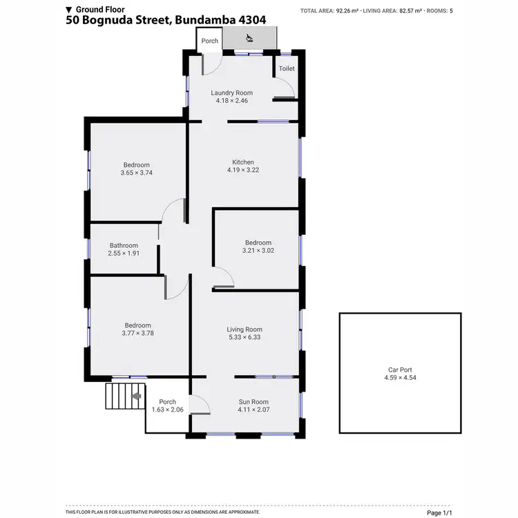 Floorplan of Homely house listing, 50 Bognuda Street, Bundamba QLD 4304