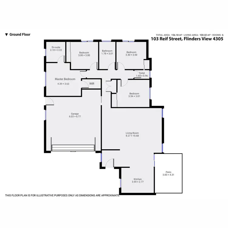 Floorplan of Homely house listing, 103 Reif Street, Flinders View QLD 4305