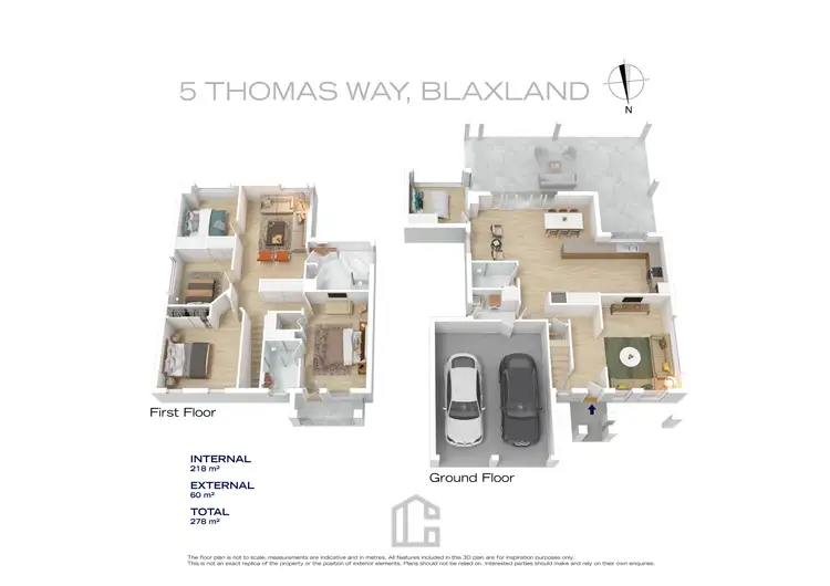 Floorplan of Homely house listing, 5 Thomas Way, Blaxland NSW 2774