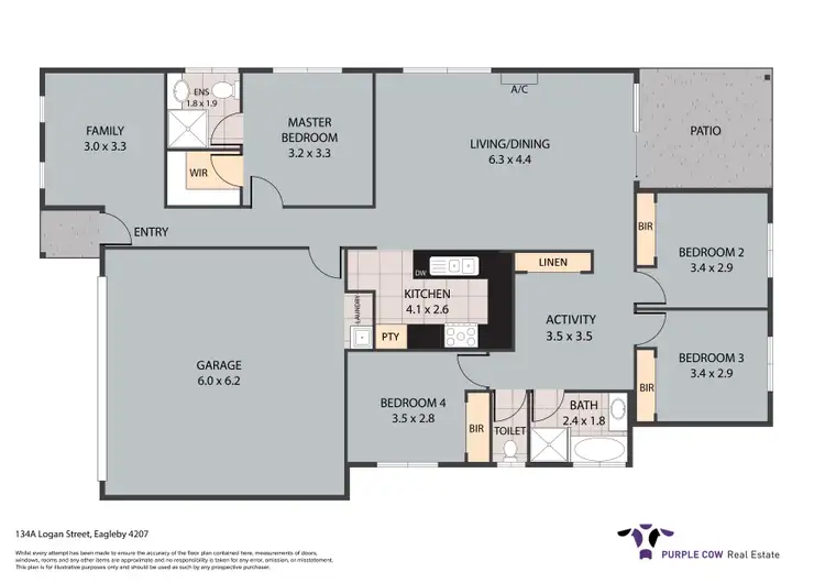 Floorplan of Homely house listing, 134A Logan Street, Eagleby QLD 4207
