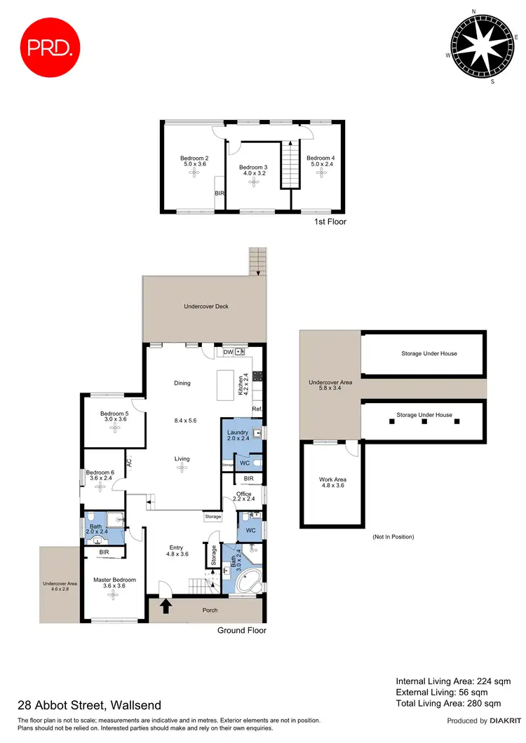 Floorplan of Homely house listing, 28 Abbott Street, Wallsend NSW 2287
