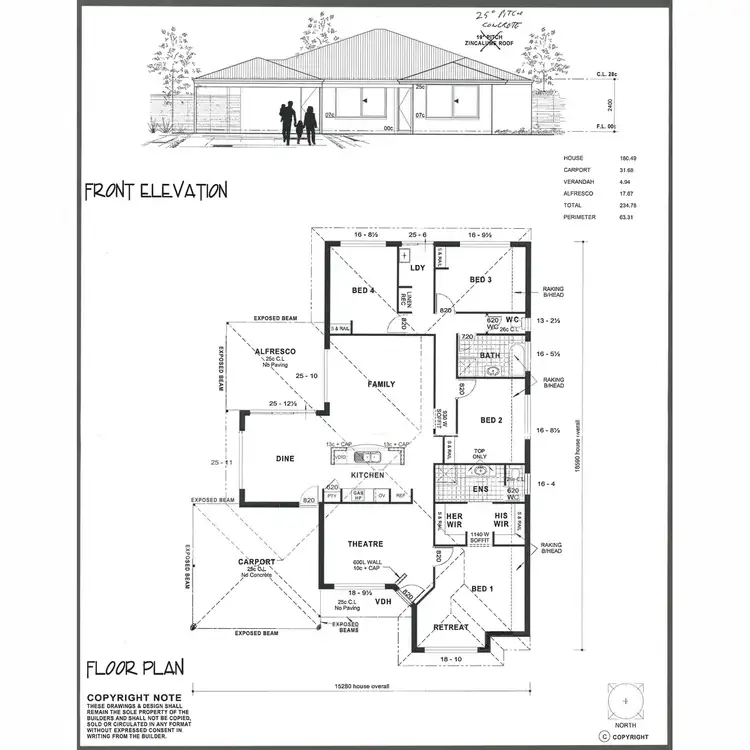 Floorplan of Homely house listing, 8 Beachtown Vista, Clarkson WA 6030