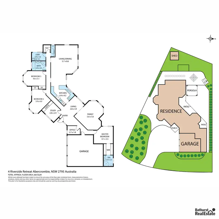 Floorplan of Homely house listing, 4 Riverside Retreat, Abercrombie NSW 2795