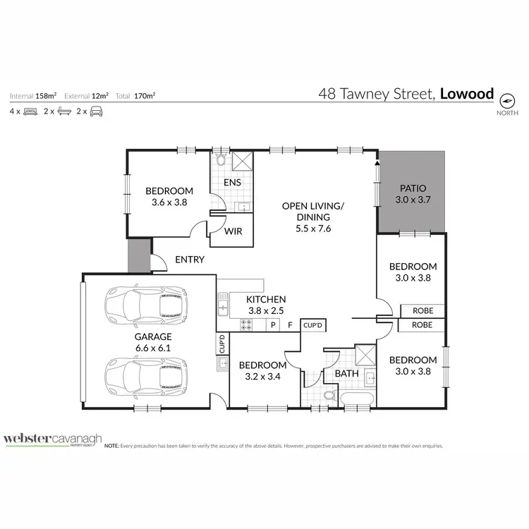 Floorplan of Homely house listing, 48 Tawney Street, Lowood QLD 4311
