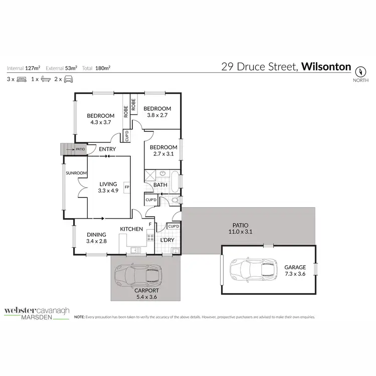 Floorplan of Homely house listing, 29 Druce Street, Wilsonton QLD 4350
