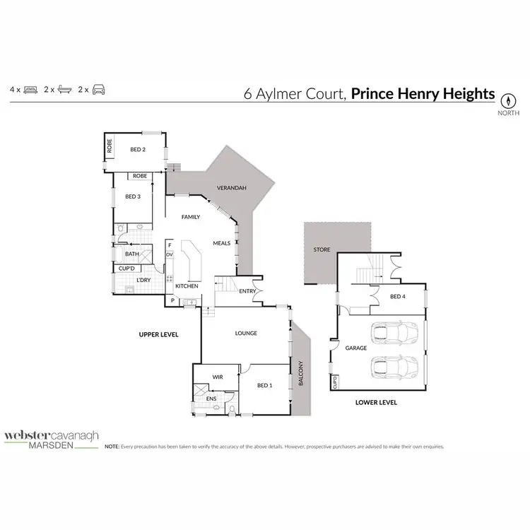 Floorplan of Homely house listing, 6 Aylmer Court, Prince Henry Heights QLD 4350