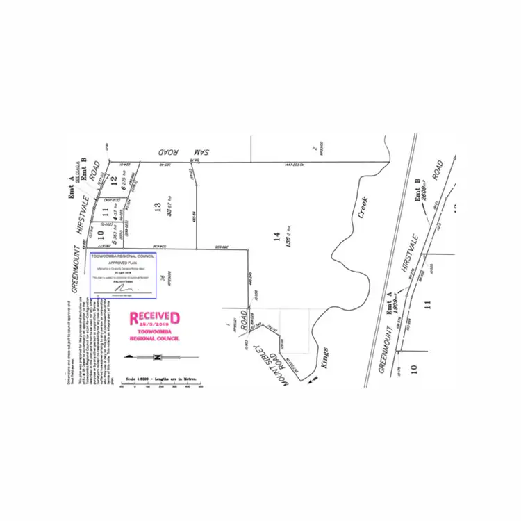 Floorplan of Homely rural property listing, LOT 13, 876 Greenmount Hirstvale Road, East Greenmount QLD 4359