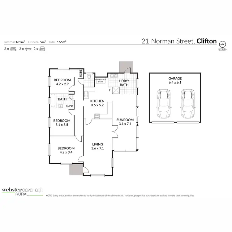 Floorplan of Homely house listing, 21 Norman Street, Clifton QLD 4361