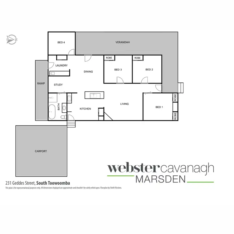 Floorplan of Homely house listing, 231 Geddes Street, South Toowoomba QLD 4350