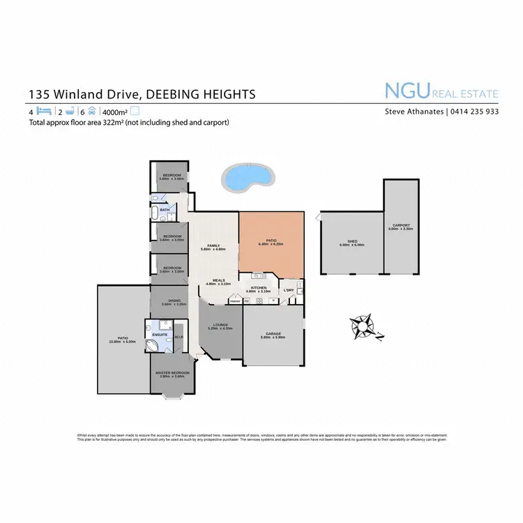 Floorplan of Homely house listing, 135 Winland Drive, Deebing Heights QLD 4306