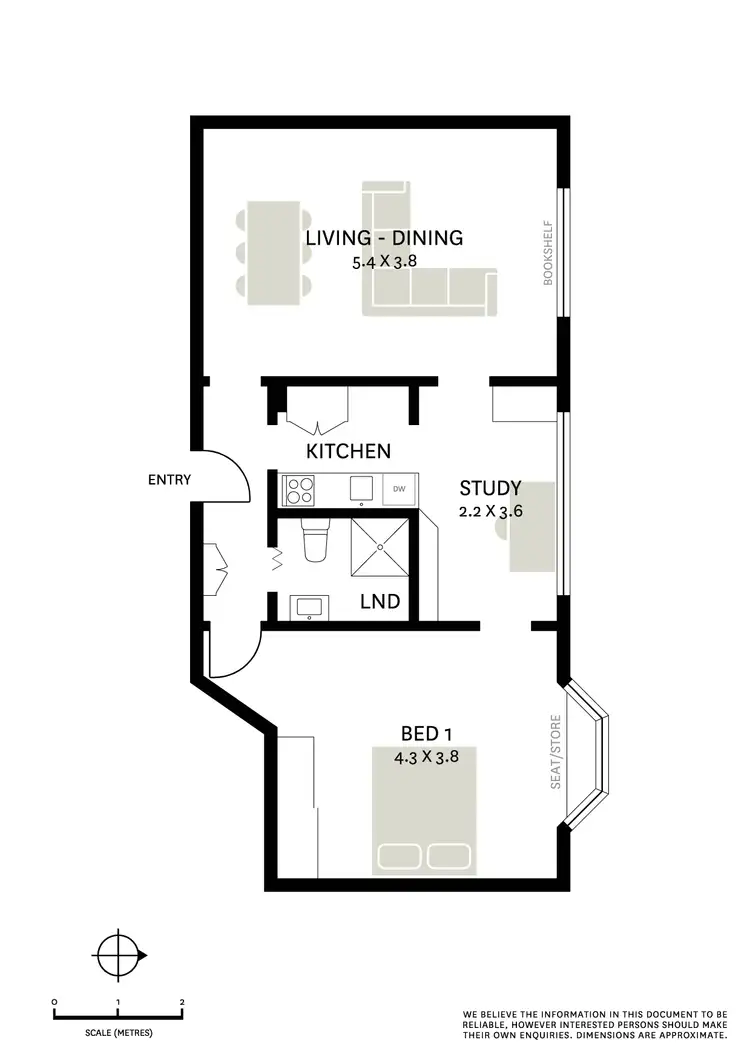 Floorplan of Homely apartment listing, 5/46 Roslyn Gardens, Rushcutters Bay NSW 2011