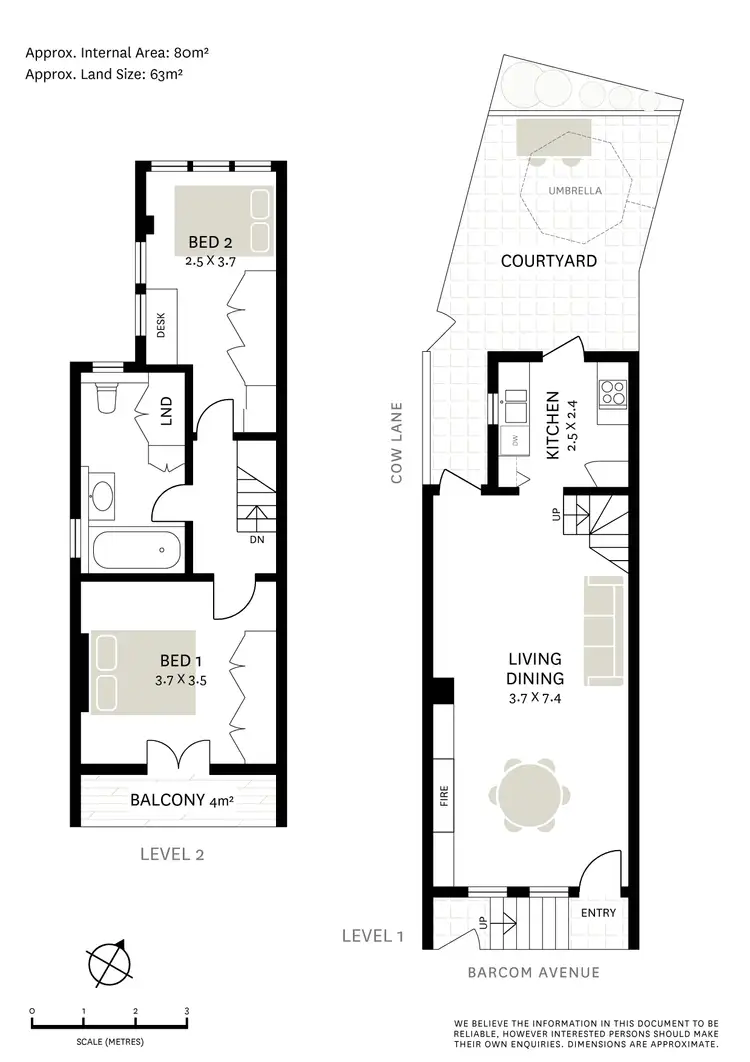 Floorplan of Homely terrace listing, 105 Barcom Avenue, Darlinghurst NSW 2010