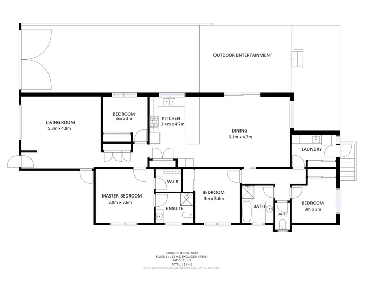 Floorplan of Homely house listing, 8 Berkeley Close, Wodonga VIC 3690